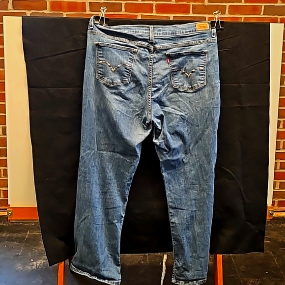 Levi's 512 perfectly slimming boot cut jeans w/ studded pockets vintage - Picture 4 of 12